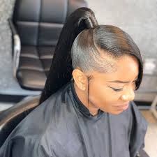 No longer reserved purely for bad hair days or post gym, the humble ponytail is the super chic red carpet hairstyle that. How To Do High Ponytail With Bangs For Black Hair Natural Girl Wigs