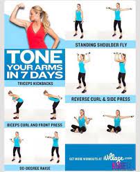Enjoy the arm toning workout video and i'll be back soon with more health, fitness, nutrition, and exercise tips! Tons Your Arms In 7 Days Workout Exercise Arm Workout