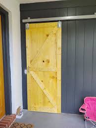 Winsoon sliding barn door hardware double door 18ft track kit for interior exterior kitchen cabinet hallway. How To Make A Board And Batten Exterior Barn Door Step By Step Backyardscape