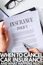 However, avoid surprise cancellation fees by checking your insurer's cancellation policy, and consider the cost benefit of switching companies if your current insurer does charge a fee. When To Cancel Car Insurance And What Happens Next Car Insurance Finance Guide Insurance