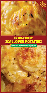 Preparation cook the potatoes in a large pot of boiling salted water for 15 to 20 minutes. Cheesy Scalloped Potatoes Scalloped Potato Recipes Scalloped Potatoes Cheesy Cheesy Scalloped Potatoes Recipe