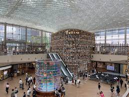 But wait till you see what seoul calls a library. this two story library is 13 meters or 42 feet. Starfield Library Coex Mall 2 Seas Agency Foreign Rights More