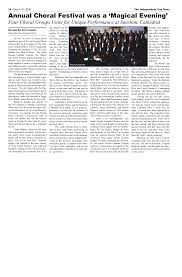 Annual Choral Festival was a 'Magical Evening'