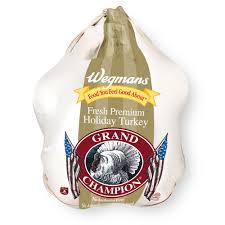 We recommend 1lb per person for a turkey under 18lb and 1/2lb per person for turkeys over 20lbs (the larger the turkey, the more meat you yield) look for the size that best suits your needs. Thanksgiving Turkey Dinner Wegmans