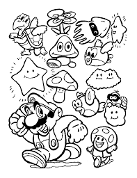 Mario kart coloring pages are a fun way for kids of all ages to develop creativity, focus, … Mario Bonus And Monster Of The Games Mario Bros Kids Coloring Pages
