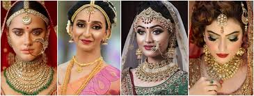 indian bridal hair and makeup ideas