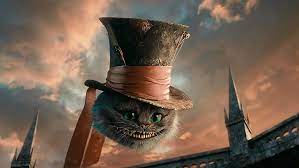 Alice In Wonderland Cheshire Cat Movie Still Screenshot Cat Hat Alice In Wonderland Hd Wallpaper Wallpaperbetter