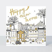 Gift shop, arts & crafts store. Happy New Home Card From The Dotty House