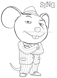 1600x2070 print movie sing coloring pages and the teachers 1024x1295 sing colorings pdf printable free colouring to print coloring 17 Sing Theme Ideas Sing Movie Disney Coloring Pages Coloring Pages