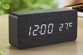 Font name, font file, author, themes, license. This Led Alarm Clock Is Made Almost Entirely Of Black Wood