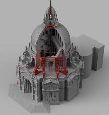 Basilica di santa maria della salute. Basilica Di Santa Maria Della Salute Sculpture 3d Cad Model Library Grabcad
