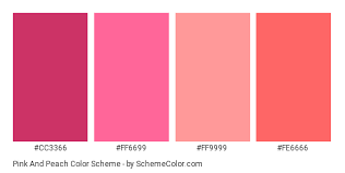 pink and peach color scheme pink schemecolor com