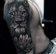 Top 63 Lion Sleeve Tattoo Ideas 2021 Inspiration Guide Lion Sleeve Tattoo Half Sleeve Tattoo Lion Tattoo Sleeves