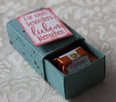 Ferrero Kusschen Verpackung Stampin Up Schachteln Basteln Verpackung Weihnachten Verpackung
