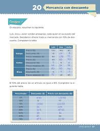 Libro de matematicas tercer grado vol 2 contestado. Mercancia Con Descuento Desafio 20 Desafios Matematicos Sexto Contestado Tareas Cicloescolar