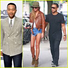It must have been one of wayne's earlier movies because he looks so young. John Legend Wants To Challenge Wife Chrissy Teigen In Lip Sync Battle 2015 New York Fashion Week Fall Chrissy Teigen John Legend New York Fashion Week Just Jared