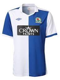 According to the 1905 book of football (researched by jonathon russell) the original minute book records that the colours be white jersey, blue and white skull cap, trousers optional and that a maltese cross be worn on the left breast. Blackburn Rovers Home Jersey 2010 11 Season Photo World Soccer Talk