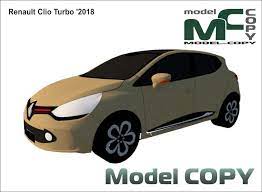 Renault Clio Turbo 2018 3d Model Model Copy Renault Clio Turbo S Renault