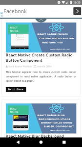 Webview can be used for embedding or running a web application inside our react native app that's good especially if you have a web app and you want to connect that app with your. React Native Webview Skptricks