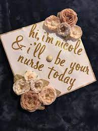 My Nursing Grad Cap College Graduation Cap Decoration Graduation Cap Decoration Nursing Nurse Graduation Cap