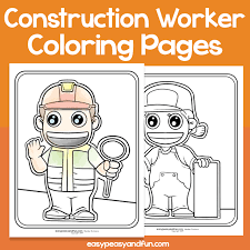 Construction worker with paint roller. Community Workers Page 2 Easy Peasy And Fun Membership