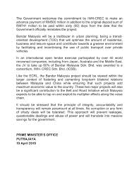 1 malaysia development bhd, 1mdb menyangkal dakwaan yang dibuat pemimpin kanan pkr rafizi ramli berhubung sukuk bandar malaysia sdn bhd, bmsb. Malaysians Must Know The Truth How Icsb Got Back Bandar Malaysia After Botched Najib Era Deal