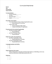 This is an important document that is sent to potential employers when applying for a particular job. Free 9 Simple Resume Format In Ms Word Pdf