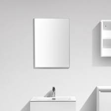 Large choix de marques & de références ! Miroir Siena Largeur 50 Cm Avec Cadre Aluminium Design Le Monde Du Bain