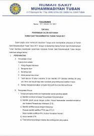 Rs muhammadiyah babat yaitu salah satu rumah sakit milik swasta/lainnya lamongan yang berupa rsu, dikelola oleh persyarikatan muhamm islam dan tercatat kedalam rumah sakit tipe belum ditetapkan. Penerimaan Calon Karyawan Rumah Sakit Muhammadiyah Tuban Tahun 2017 Alumni Tracer Study