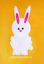 I only embroidered details on one side of the bunny but you could definitely do. Shape Bunny Paper Craft With Free Template Finding Myself Young