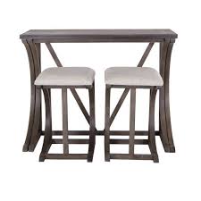 Folding Pub Table 2 Barstool Chairs Fit Neatly Underneath Small Space Friendly Material Rubberwood And Mixed In 2020 Pub Table And Stools Pub Table Dining Room Sets