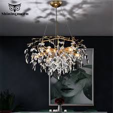 French Luxury Bedroom Crystal Chandeliers Modern Gold Chandelier Lighting Living Room Hotel Lobby Decor Hanging Light Fixtures Chandeliers Aliexpress