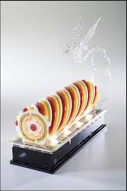 Coupe Du Monde Patisserie 2015 Italie Entremet Glace Postres Emplatados Postres Elegantes Pastelitos Gourmet