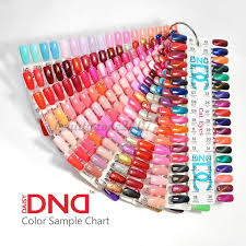 Dnd Daisy Gel Polish Color Sample Chart Palette Display Choose Any One