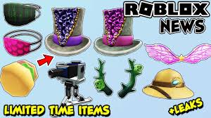 Roblox News New Limited Time Items Charities Leaks Updates Youtube