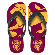 The club was formed in 1996 from the merger of the fitzroy lions and the brisbane bears. Brisbane Lions Afl Beach Thongs