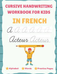 In france, diacritics are not required on capital letters (on the contrary to canadian french). Amazon In Buy Cursive Handwriting Workbook For Kids In French Alphabet Words Practice Pages Tracing Cursive In French For Beginners Capital And Lowercase Letters Words French Handwriting Training Book Online At Low