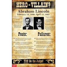 Abraham Lincoln Hero Or Villain Mini Poster