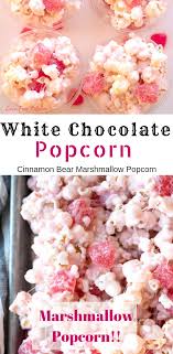 Heat a few kernels in 1/4 cup vegetable oil in a. White Chocolate Marshmallow Popcorn Popcorn Recipes Sweet Marshmallow Popcorn White Chocolate Popcorn
