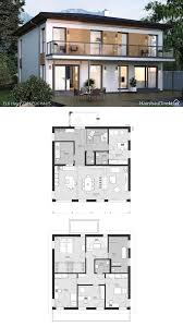 Moderne Stadtvilla Mit Walmdach Holz Putz Fassade Balkon Bauen Haus Grundriss 220 Qm 6 Zimmer Balkon Bauen Stadtvilla Haus Grundriss