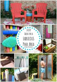 14 Diy Ideas For A Fabulous Pool Area Dukes And Duchesses Diy Pool Pool Decor Pool Toys