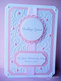 To make the card fold a thick paper and cut it to the size you want your card to be. 54 Baptism Cards Ideas Baptism Cards Baptism Cards