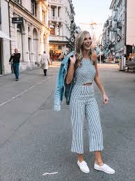 Black And White Striped Jumpsuit With Jacket Striped Jumpsuit Stripe Jumpsuit Outfit Striped Jumpsuit Winter Fashion Outfits