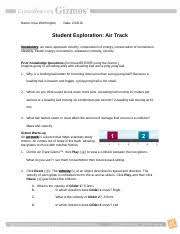 Check the swim cable connection and check all the needed pin connections on if the application code uses swim disable and reset pin as output or has disabled swim clock divider: Airtrackse Doc Name Kiya Worthington Date Student Exploration Air Track Vocabulary Air Track Approach Velocity Conservation Of Energy Conservation Of Course Hero