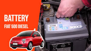 Fiat 500 2015 facelift road test. How To Replace The Car Battery Fiat 500 1 3 Multijet Youtube
