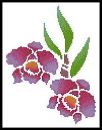 See more ideas about cross stitch patterns, cross stitch, stitch patterns. Orchid Cross Stitch Pattern