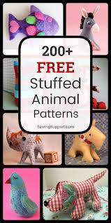 Sewingsupport Stuffed Toy Diy Sewing Patterns Projects Free Stuffed Animal Patterns S Nahen Anfanger Nahen Einfach Schnittmuster Kuscheltier