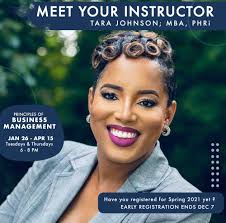 Synergy Bahamas' Spring 2021 course schedule is out & our instructors could  not be more excited to meet you, including Human Resources professional,  Tara Johnson. She'll be teaching the Principles of Business