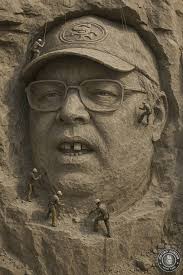 Big Ern Engraved into History and Mount Rushmore of Faces