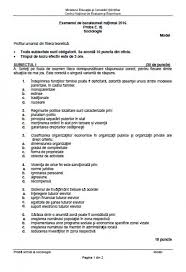 Absolventii de liceu sustin azi proba la alegere a profilului si specializarii de la bacalaureat. Subiecte Bac Sociologie 2016